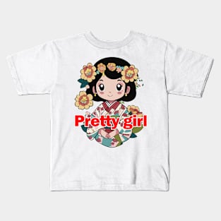 Pretty girl Kids T-Shirt